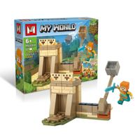 Juguete Set de Bloques de Construccion Castillo Estrategico 87 Pcs