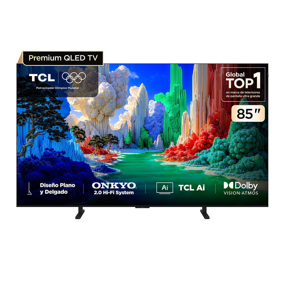 Televisor TCL QLED 85'' UHD 4K Smart TV 85A400