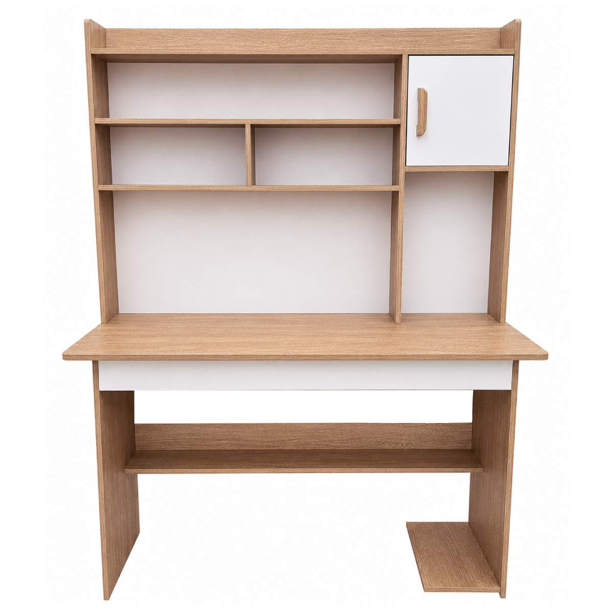 Escritorio Moderno 8 divisiones Marrón Claro 120cm ZZ83 II