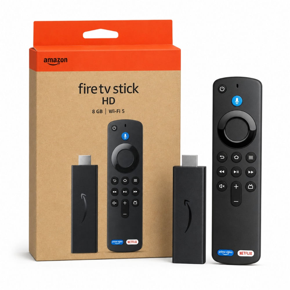 Amazon Fire TV Stick HD 8GB WiFi 6 Control por Voz Negro