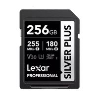 Memoria SD Lexar Professional 256GB SILVER PLUS - R255mb - W180mb