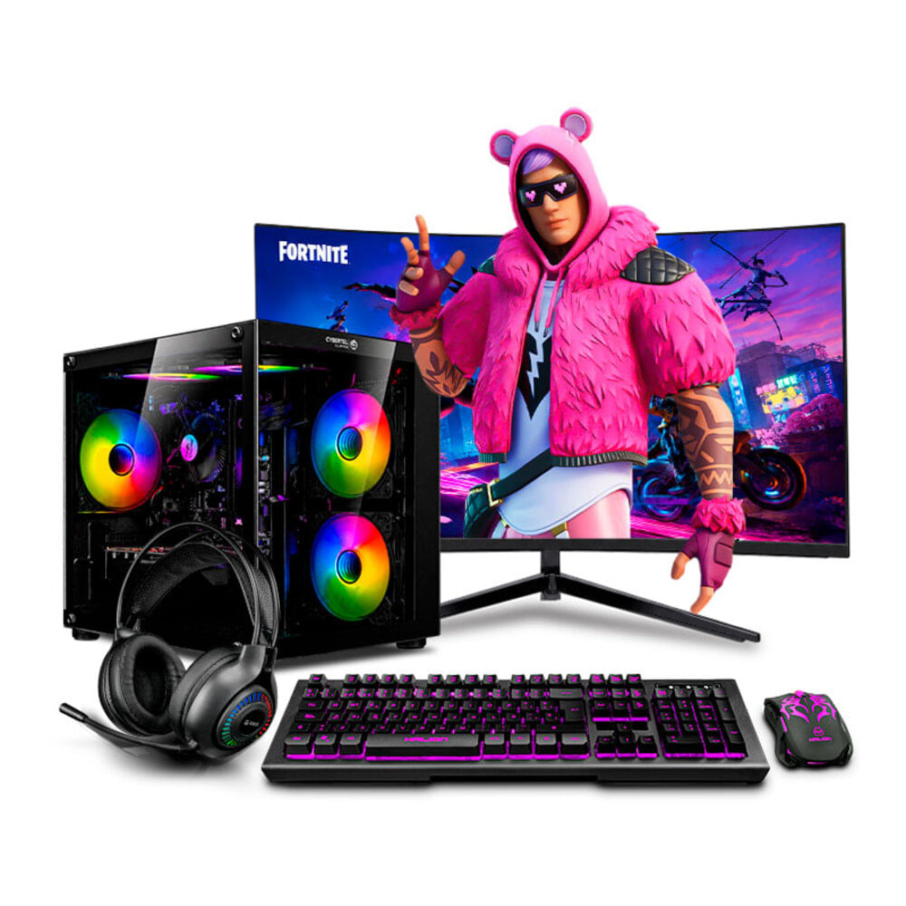 COMPUTADORA PC GAMER Draco Core i7 6TH 16GB 500GB 24VA GT1050 4GB MIPCLISTA - PCGAMER