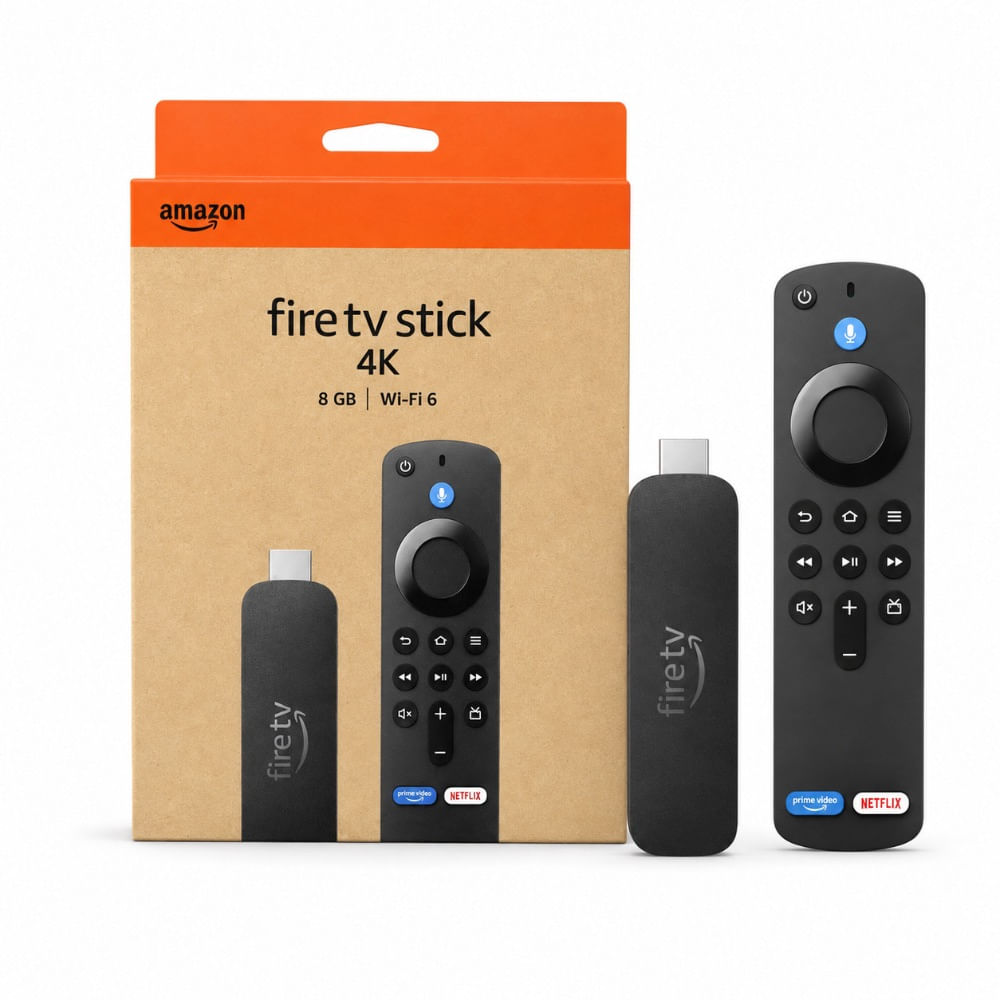 Amazon Fire TV Stick 4K 8GB WiFi 6 Control por Voz Negro