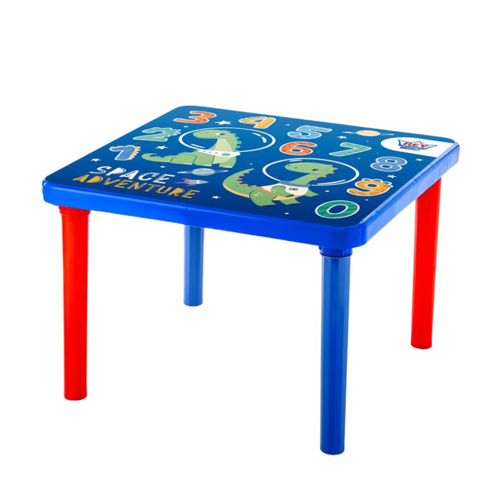 Mesa Cuadrada Plástico Reyplast Junior Decorado Niño