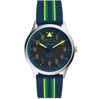 Reloj Fossil Forrester FS5614 Acero inoxidable Correa de Silicona Azul