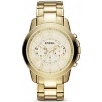 Reloj Fossil Grant FS4814 Cronómetro Acero Inoxidable Dorado