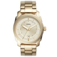 Reloj Fossil Machine FS5264 Fecha Acero Inoxidable Dorado