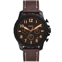 Reloj Fossil Bowman FS5601 Fecha Cronómetro Correa de Cuero y Dial Marrón