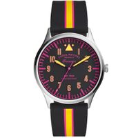 Reloj Fossil Forrester FS5613 Acero Inoxidable Correa de Silicona Negro