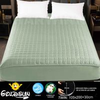 Protectores de Colchon Cobertor Impermeable 15 PLZ Verde
