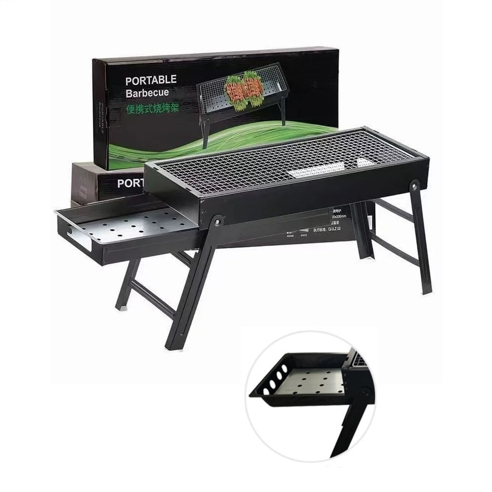 Parrilla Portatil Plegable Modelo Desktop BBQ
