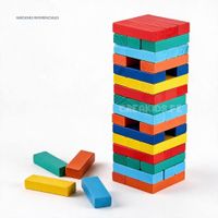 Jenga Torre de Bloques de Madera Juego de Equilibrio 51 Piezas