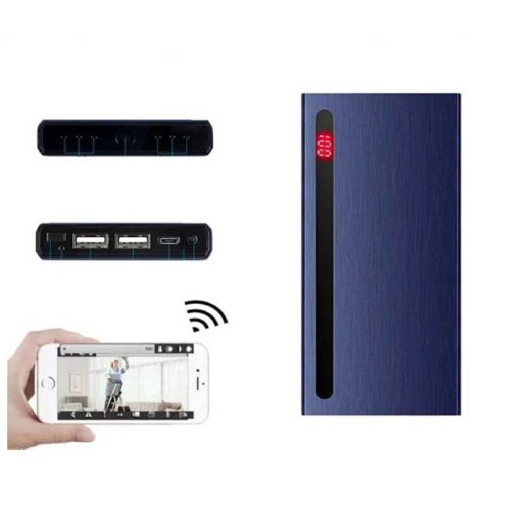 Batería Portátil Camara Espía de 8000 mAh 4K Infrarrojo Wifi Video Fotos SW11