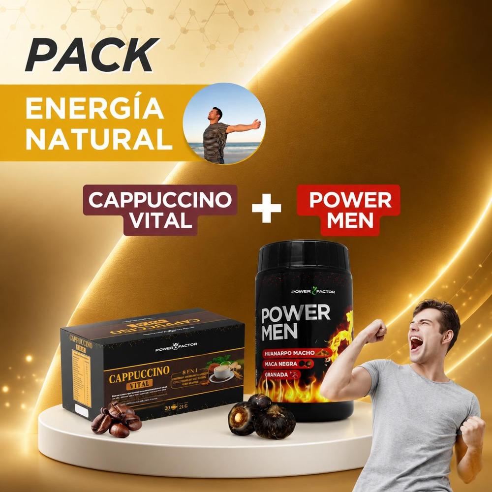 PACK ENERGÍA NATURAL CAPPUCCINO VITAL POWER MEN
