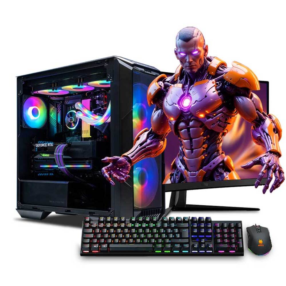 COMPUTADORA PC GAMER Core i9 Ultra 285K 64GB DDR5 1TB 4TBHDD 27VA RTX5090 32GB MIPCLISTA - PCGAMER