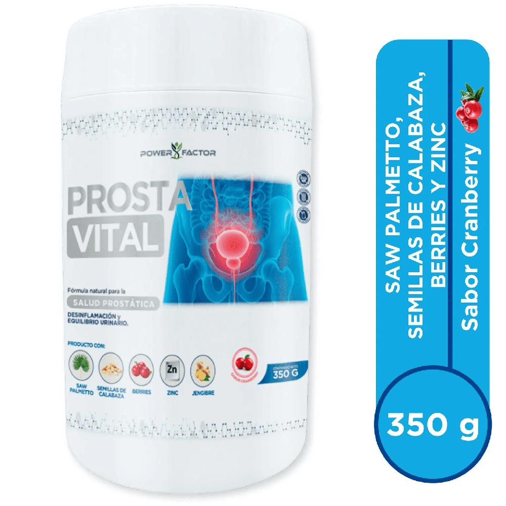 SUPLEMENTO POWER FACTOR PROSTA VITAL SAW PALMETTO CALABAZA Y BERRIES 350 GR