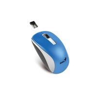 Mouse Inalámbrico Genius NX-7010 Azul USB BlueEye 1600 DPI Ajustable para PC y Laptop
