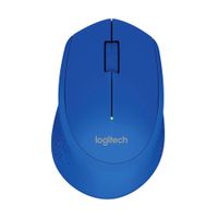 Mouse Logitech M280 Inalámbrico Wireless Azul USB 1000 DPI Ergonómico Receptor Nano