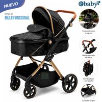 Coche Cuna Moisés SIGNAL Ebaby EB182 Negro