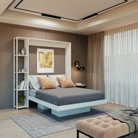 Cama Abatible 2020 Home Siena Blanca 2 Plz