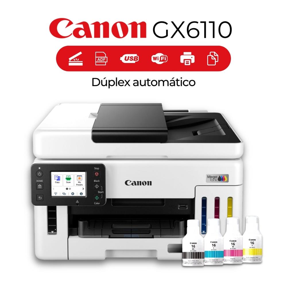 Impresora CANON Multifuncional Maxify GX6110  Wi-Fi