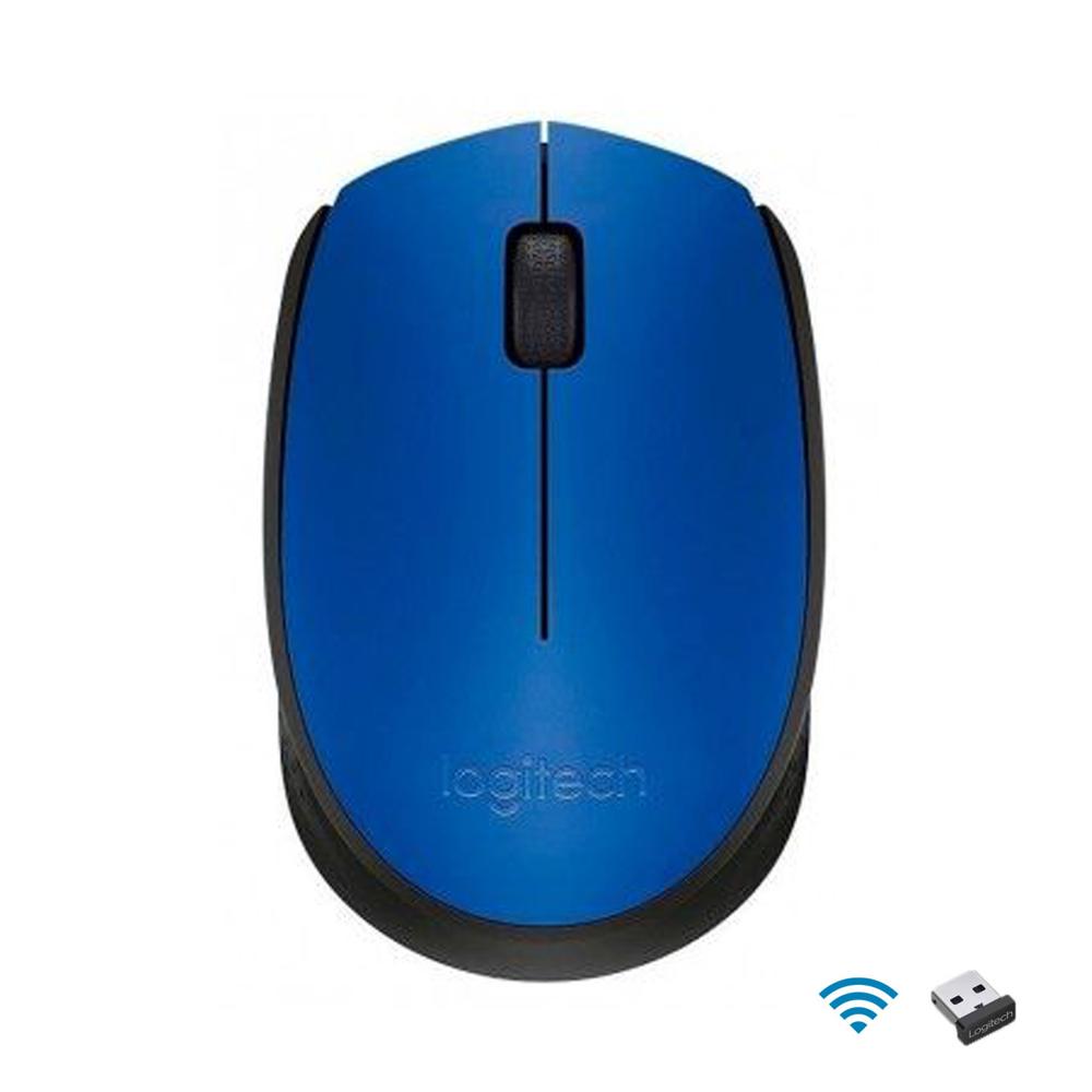 Mouse Inalámbrico Logitech M170 Óptico Azul USB 2.4GHz