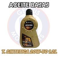 ACEITE BAJAJ TECNOLOGÍA SINTÉTICA 20W-50 1.2L