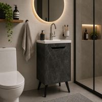 Mueble de Baño con Lavamanos 2020 Home Nexo Mármol grafito