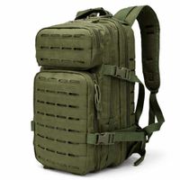 Mochila Táctica Militar 50L Verde con Sistema MOLLE Múltiples Compartimentos para Camping