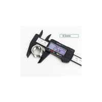 Calibrador vernier pie de rey digital Fibra de Carbono 150 mm