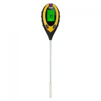 Medidor de pH de suelo 4 en 1 pH humedad temperatura intensidad luz