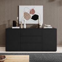 Cómoda Aparador Minimalista George Ventitas Home Negro