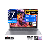 LAPTOP LENOVO THINKBOOK 16 G7 IML 16  WUXGA IPS Core Ultra 7 155H RAM 16GB SSD 1TB Win 11 Home