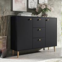 Cómoda Aparador Vintage Anton Ventitas Home Negro