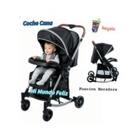 Coche para Bebe Funcion Mecedor con Cubrepies Black