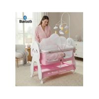 Cuna para Bebe Funcion Colecho Rosa a Control