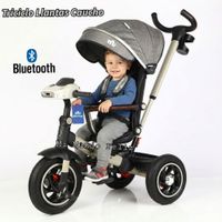 Triciclo para Niños Musical Llantas Caucho Asiento Giratorio