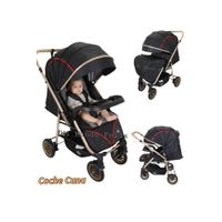 COCHE PARA BEBE MANGO REVERSIBLE  NEGRO