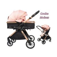 Coche para Bebe Multiposicion Plegado Facil PaloROsa