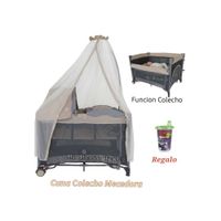 Cuna Corral de Bebe con Colecho Mecedora Beige