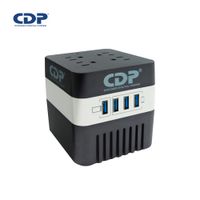 Estabilizador Voltaje CDP RU-AVR604I 600VA 300W 4 Tomas USB Protección AVR