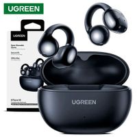 Audífonos Inalámbricos Open-Ear Ugreen HiTune S3 Bluetooth 5.4 Clip-On Batería 30H Negro 45785