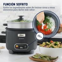 Olla Arrocera OSTER 15 Tazas 2.8L 3 en 1 Sofrito Vaporera DiamondForce CKSTRC15DFSKE