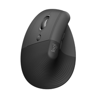 Mouse Logitech Lift Vertical Ergonomic Negro Bluetooth Zurdo