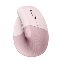 Mouse Logitech Lift Vertical Ergonomic Rosado Bluetooth