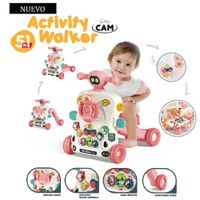 Caminador Multifuncional 5 EN 1 Rosado