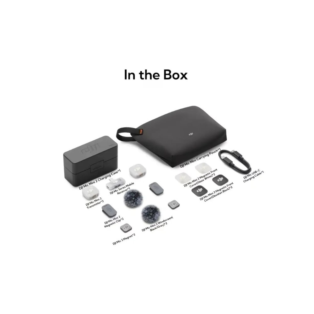 DJI Mic Mini 2 (2TX + 1RX Mobile + EC)