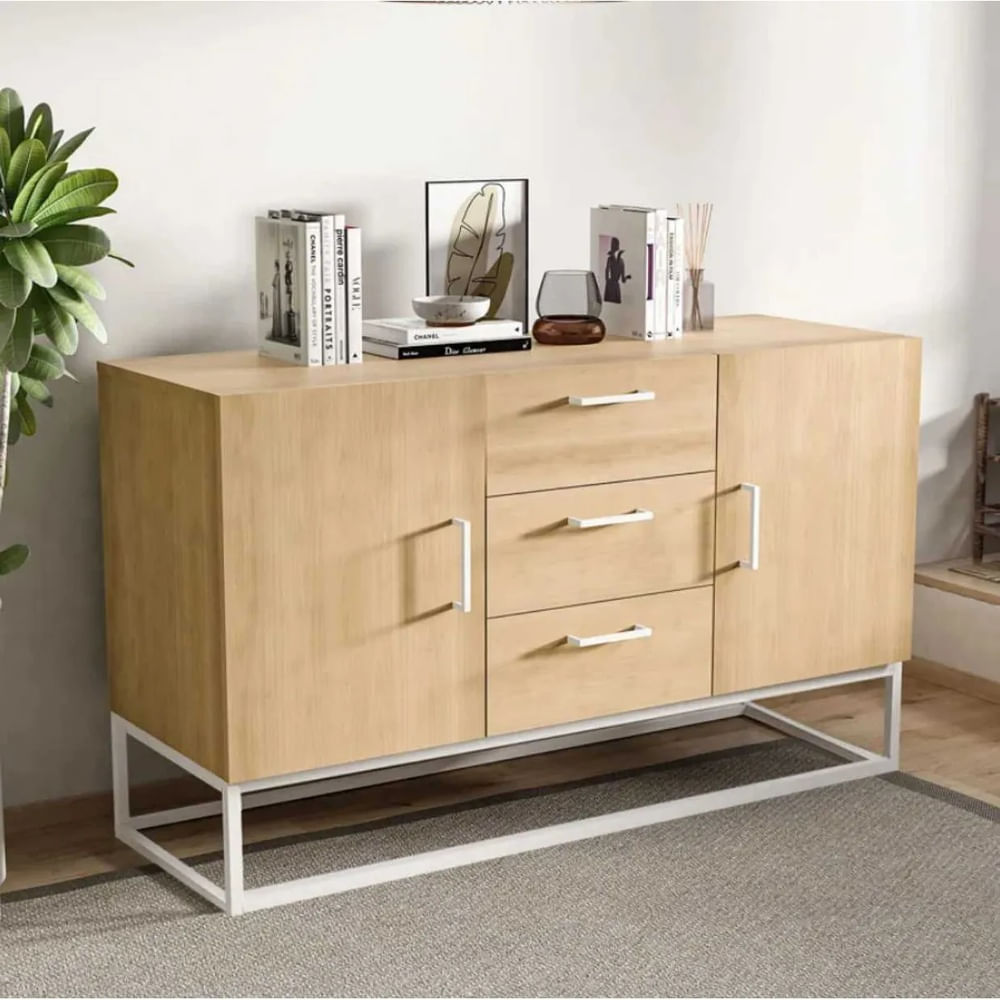 Cómoda Aparador Industrial Volané 5 Compartimientos Ventitas Home Duna