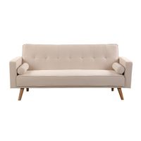 SOFÁ CAMA FUTÓN LUCIE BEIGE CLARO