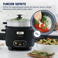 Olla Arrocera OSTER DiamondForce 3 en 1 15 Tazas 2.8L Sofrito Vaporera CKSTRC15DFBLK